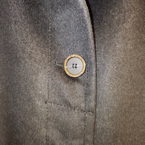Kenneth Cole Women's Classic Wool Walker W Three Button Stand Collar Size L New - Picture 6 of 9